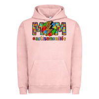 Pigment Salmon empowering autism mom life Urban Hoodie - LillyAllenDesigns