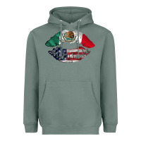 Sage mexico usa lips Heavyweight Hoodie - AdoDesignShop