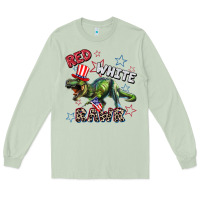 Matcha Red white rawr 4th of July Long Sleeve Tee - CowGirlArtShop