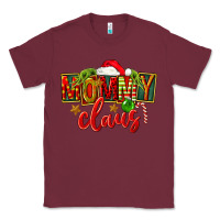 Burgundy christmas mommy claus Classic Tee - FaDigitalArtStudio