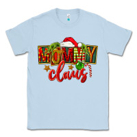 Dusty Blue christmas mommy claus Classic Tee - FaDigitalArtStudio