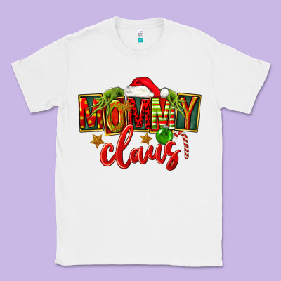 Christmas Mommy Claus Classic Tee Designed By Fadigitalartstudio