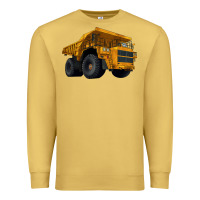 Antique Gold Dump Truck Premium Sweatshirt - LillyAllenDesigns