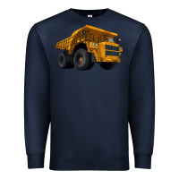 Navy Dump Truck Premium Sweatshirt - LillyAllenDesigns