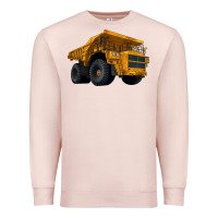 Pale Pink Dump Truck Premium Sweatshirt - LillyAllenDesigns