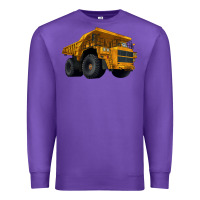 Purple Dump Truck Premium Sweatshirt - LillyAllenDesigns