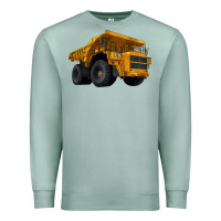 Seafoam Dump Truck Premium Sweatshirt - LillyAllenDesigns