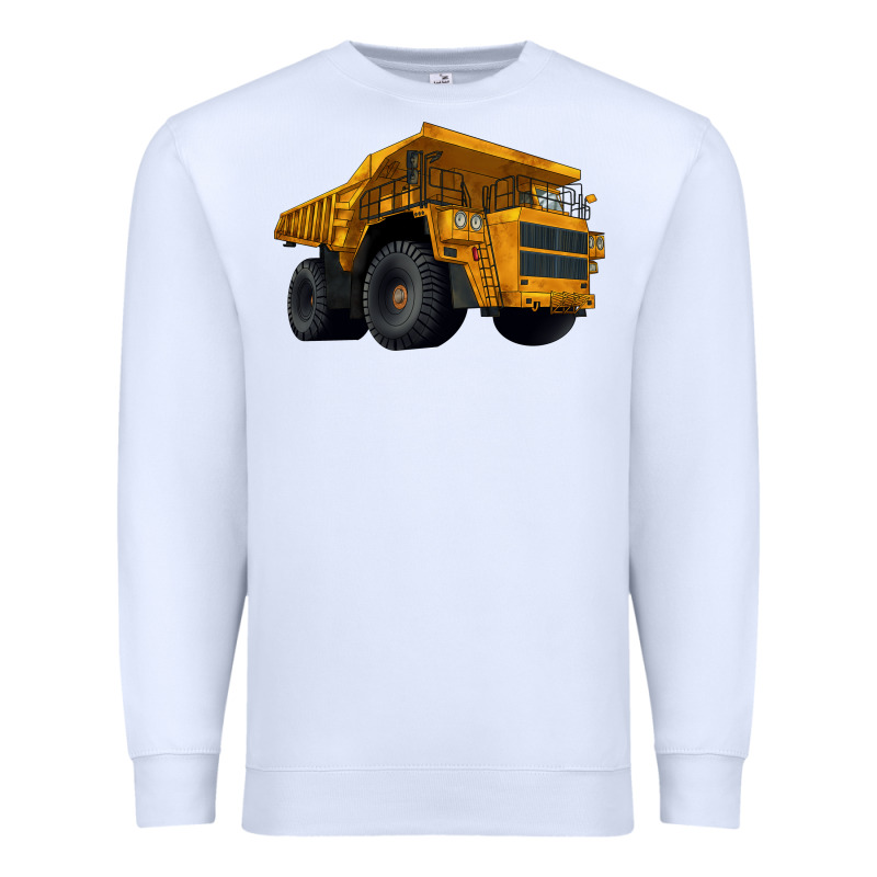 Dump Truck Premium Sweatshirt by LillyAllenDesigns | Teevron