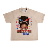 French Oak American babe afro messy bun Urban Heavy Tee - texasbilliewilder