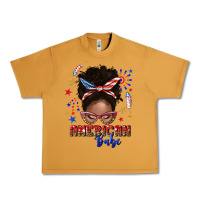 Peanut Butter American babe afro messy bun Urban Heavy Tee - texasbilliewilder