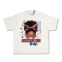 Pistachio American babe afro messy bun Urban Heavy Tee - texasbilliewilder