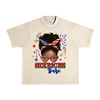 Sandshell American babe afro messy bun Urban Heavy Tee - texasbilliewilder