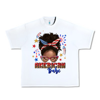 White American babe afro messy bun Urban Heavy Tee - texasbilliewilder