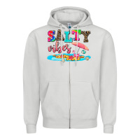 Dove Grey popsicle season Zipper Hoodie - AdoDesignShop