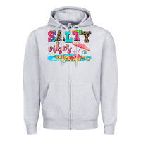 Heather Grey popsicle season Zipper Hoodie - AdoDesignShop