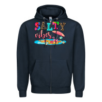 Navy popsicle season Zipper Hoodie - AdoDesignShop