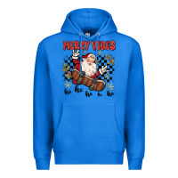 True Royal merry vibes ho ho ho Premium Hoodie - MaliasSmallBusiness