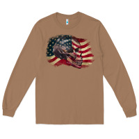 Toasted Coconut Red white rawr 4th of July Long Sleeve Tee - CowGirlArtShop