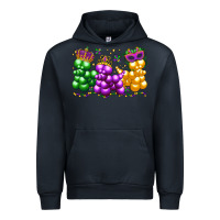 Mardi Gras Bead Dogs Urban Hoodie | Teevron