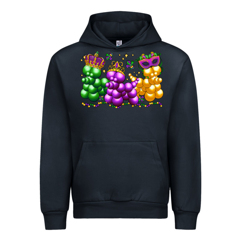 Mardi Gras Bead Dogs Urban Hoodie by LillyAllenDesigns | Teevron