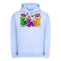 Pigment Grape Ice mardi gras bead dogs Urban Hoodie - LillyAllenDesigns
