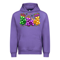 Tulip mardi gras bead dogs Urban Hoodie - LillyAllenDesigns