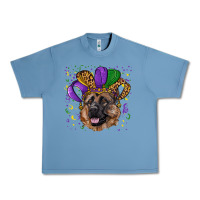 Pebble Blue mardi gras hat german shepherd Urban Heavy Tee - RanaPortraitStore