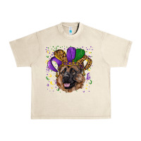 Mardi Gras Hat German Shepherd Urban Heavy Tee | Teevron