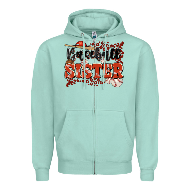 Baseball Sister Zipper Hoodie by JahusDesignShop | Teevron