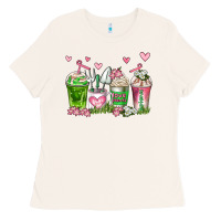 Bone botanic coffee cups Ladies Tee - AdoDesignShop