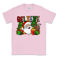 Bubblegum Pink believe Classic Tee - CowhideDigitalArt