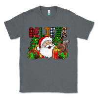 Charcoal Heather believe Classic Tee - CowhideDigitalArt
