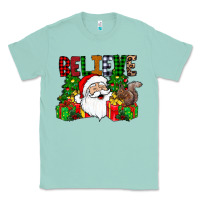 Seafoam believe Classic Tee - CowhideDigitalArt