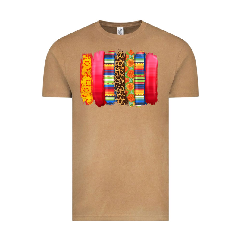 Mexican Leopard Brushstroke Vintage Tee by Zillion Design Studio | Teevron