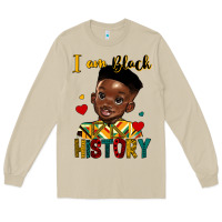 Mushroom i am black history black boy Long Sleeve Tee - HRA Design Shop