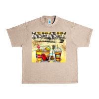 French Oak bus driver coffee cups Urban Heavy Tee - Zillion Design Studio