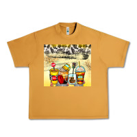 Peanut Butter bus driver coffee cups Urban Heavy Tee - Zillion Design Studio