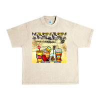 Sandshell bus driver coffee cups Urban Heavy Tee - Zillion Design Studio