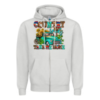 Dove Grey country roads take me home Zipper Hoodie - AdoDesignShop