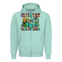 Seafoam country roads take me home Zipper Hoodie - AdoDesignShop