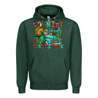 Sports Green country roads take me home Zipper Hoodie - AdoDesignShop