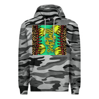 Slate Camo softball leopard Premium Hoodie - NancyCooperArtShop