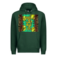 Sports Green softball leopard Premium Hoodie - NancyCooperArtShop