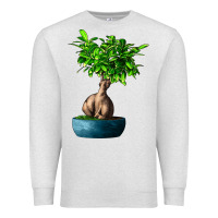 Oatmeal Heather Ficus Ginsenge Premium Sweatshirt - LillyAllenDesigns