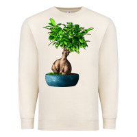 Sandshell Ficus Ginsenge Premium Sweatshirt - LillyAllenDesigns