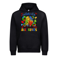Black celebrate neurodiversity Urban Hoodie - LillyAllenDesigns