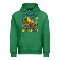 Emerald celebrate neurodiversity Urban Hoodie - LillyAllenDesigns