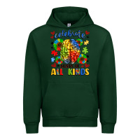 Forest Green celebrate neurodiversity Urban Hoodie - LillyAllenDesigns