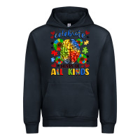 Navy celebrate neurodiversity Urban Hoodie - LillyAllenDesigns
