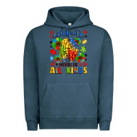 Pigment Midnight Navy celebrate neurodiversity Urban Hoodie - LillyAllenDesigns